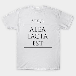 Latin quote "Alea iacta est" T-Shirt